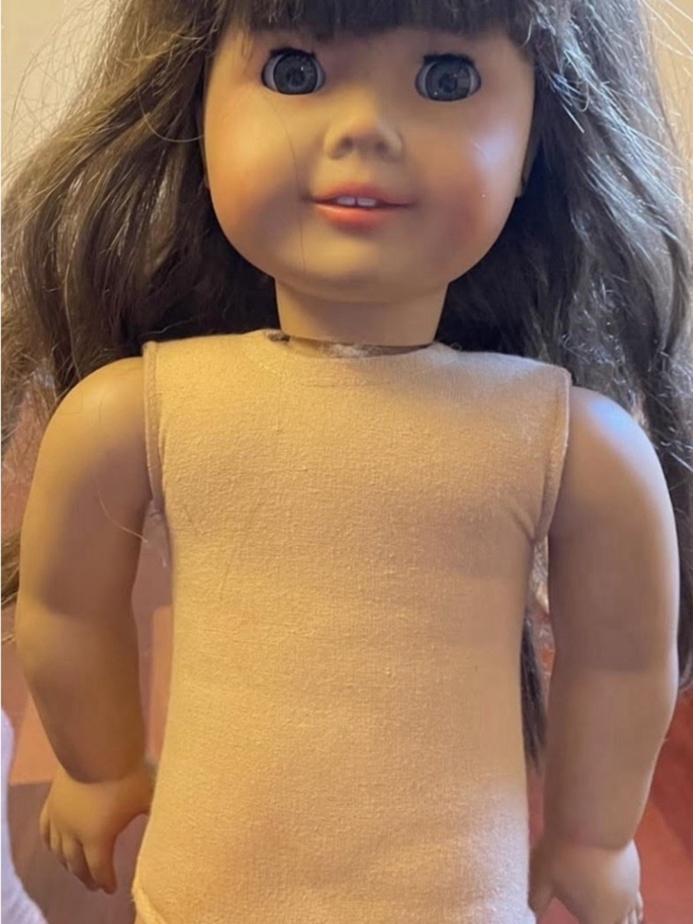 American Girl Samantha Brown-Haired Doll with Cream Outfit